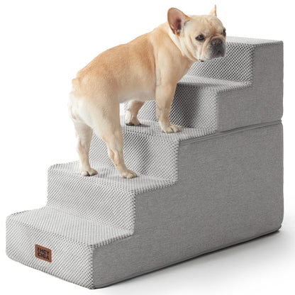 Extra Wide Pet Stairs Ramp for Beds and Couches
