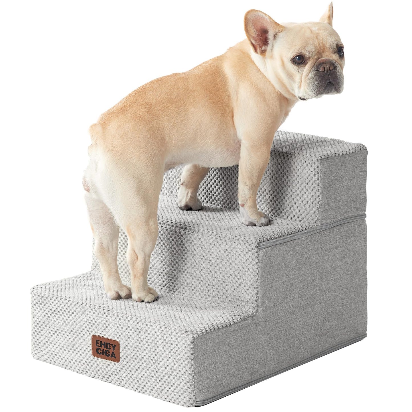 Extra Wide Pet Stairs Ramp for Beds and Couches