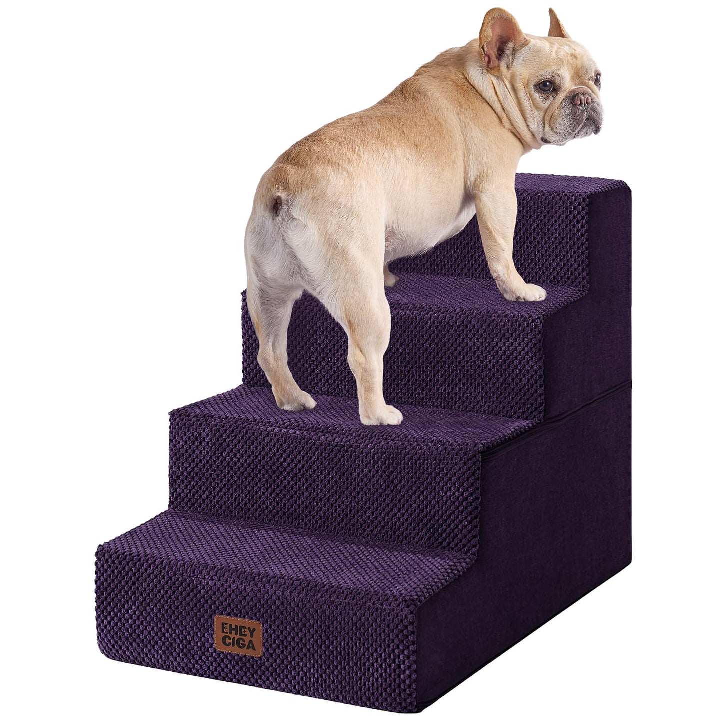 Extra Wide Pet Stairs Ramp for Beds and Couches