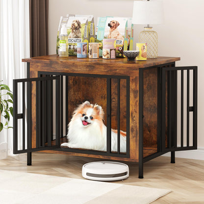 Single & Double Dog Crate Furniture TV Stand