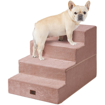 Extra Wide Pet Stairs Ramp for Beds and Couches