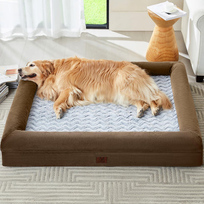 XL Orthopedic Dog Sofa Bed with Waterproof Cover