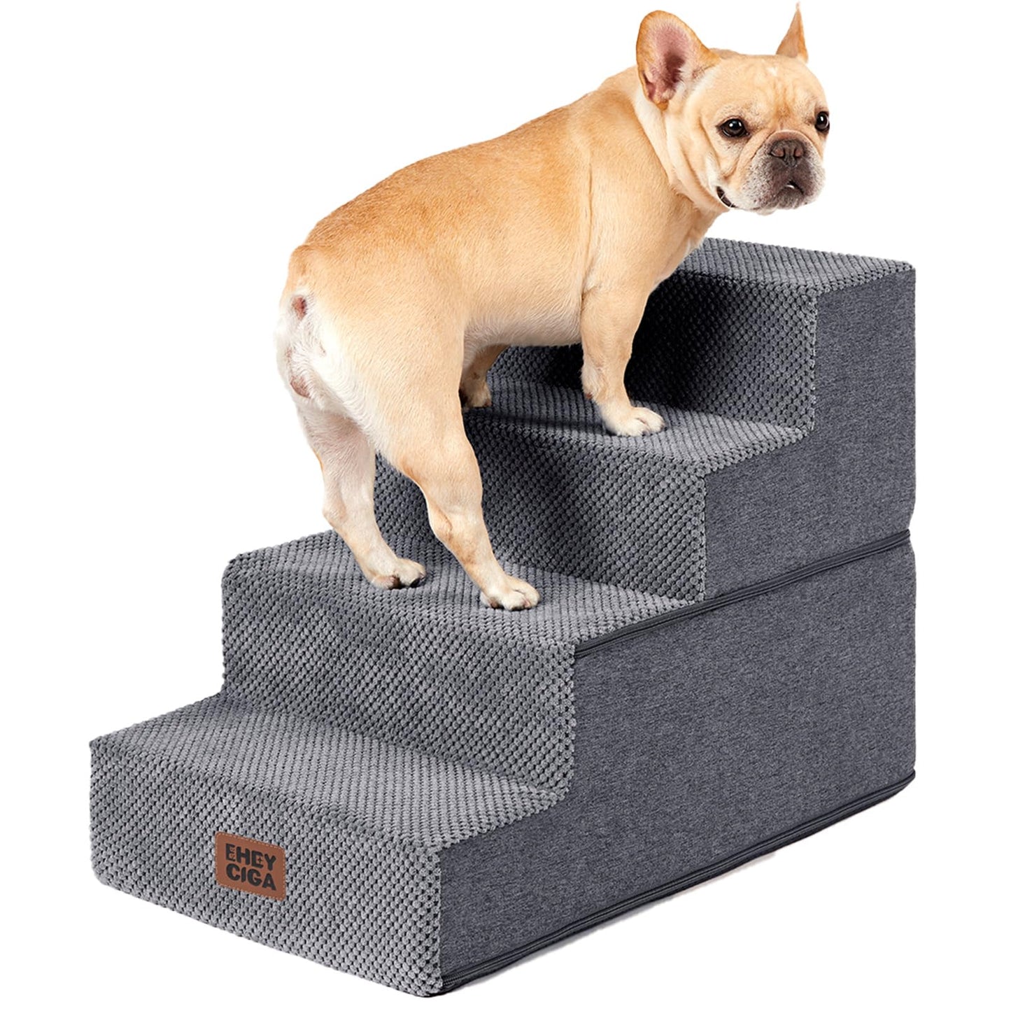 Extra Wide Pet Stairs Ramp for Beds and Couches