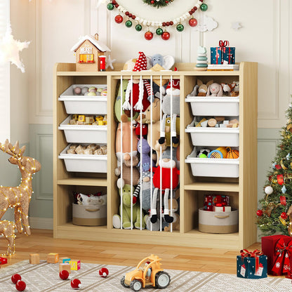 Toy Storage Organizer with Removable Bins & Shelf