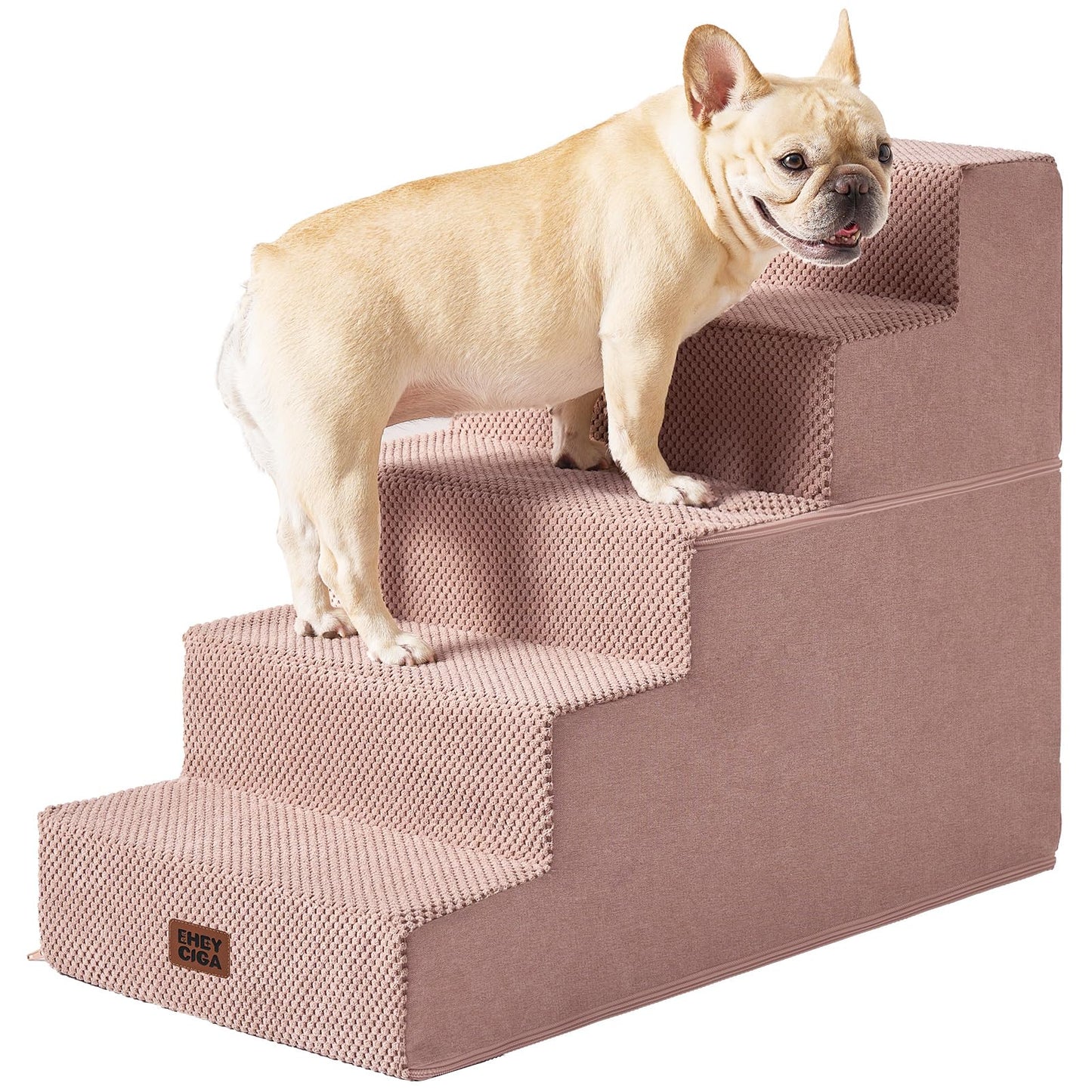 Extra Wide Pet Stairs Ramp for Beds and Couches