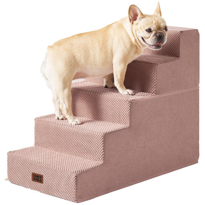 Extra Wide Pet Stairs Ramp for Beds and Couches