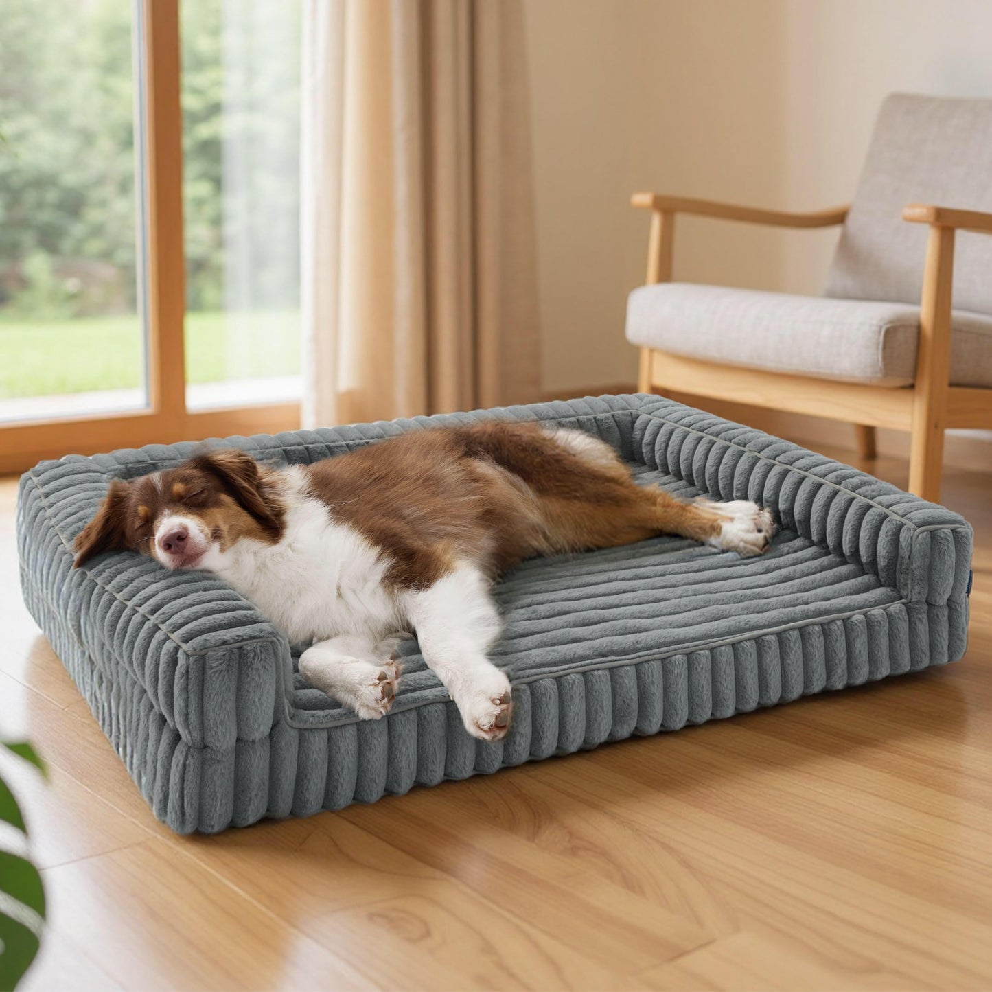 Bedsure Corduroy Fleece Pet Sofa