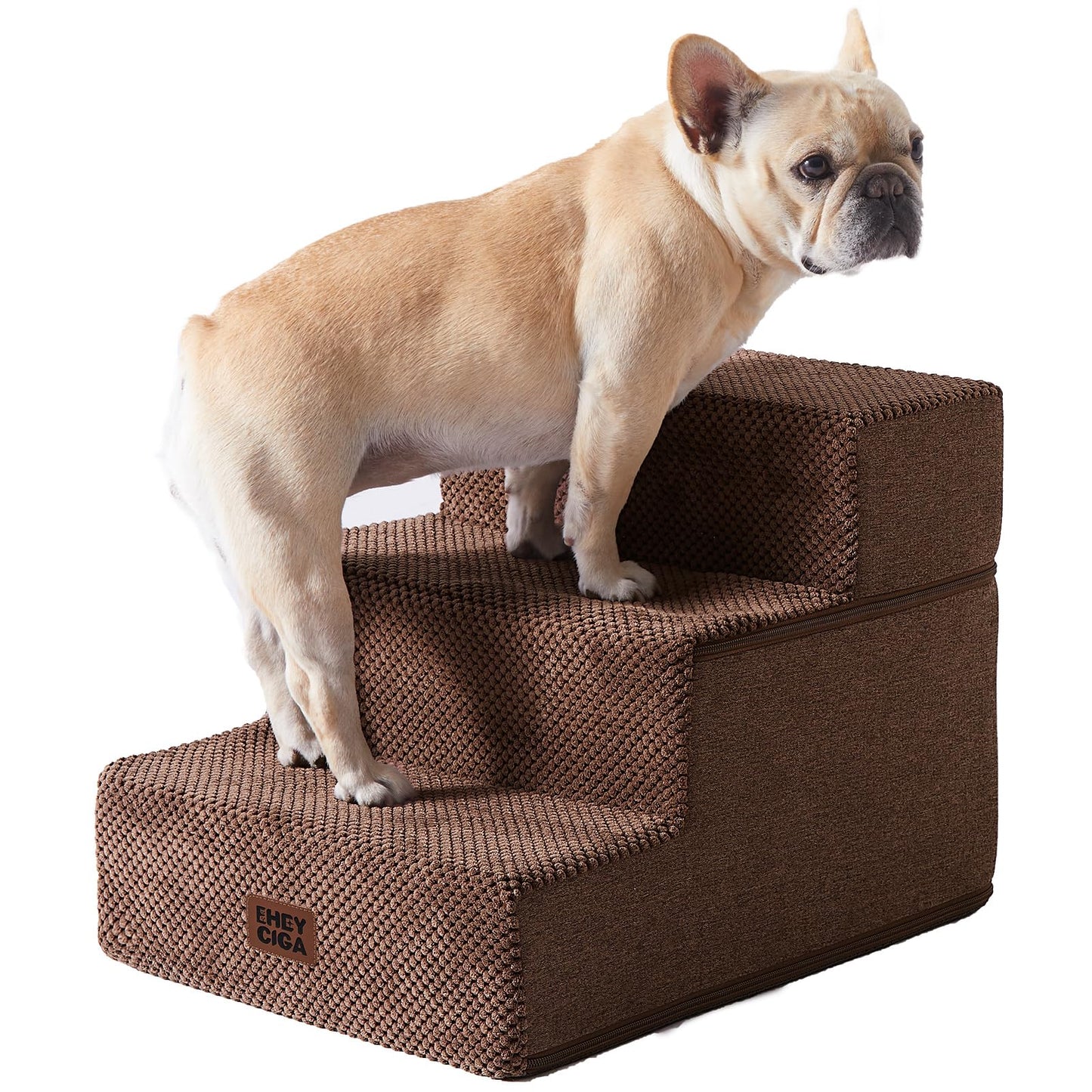 Extra Wide Pet Stairs Ramp for Beds and Couches