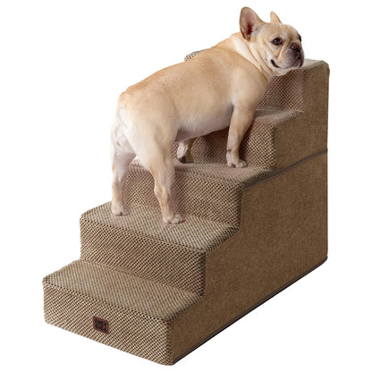 Extra Wide Pet Stairs Ramp for Beds and Couches