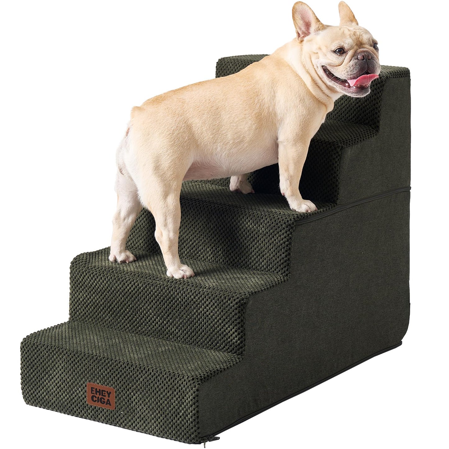Extra Wide Pet Stairs Ramp for Beds and Couches