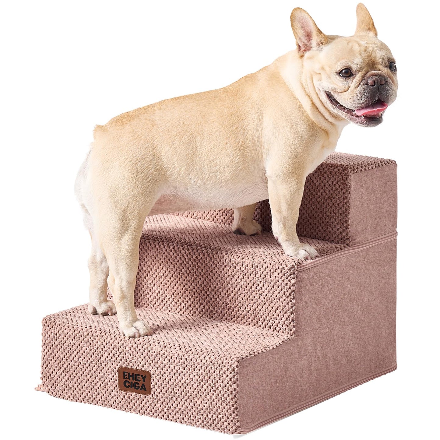 Extra Wide Pet Stairs Ramp for Beds and Couches