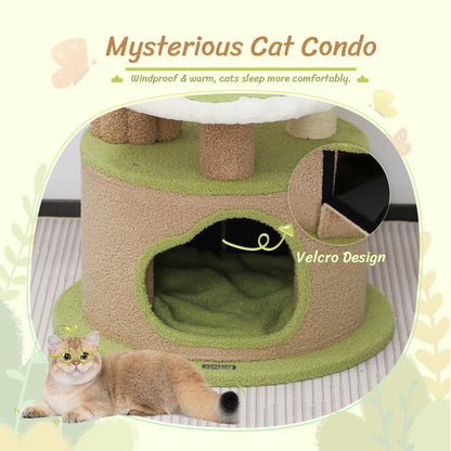 88-Inch Multi-Level Cat Tree with Condo & Perches
