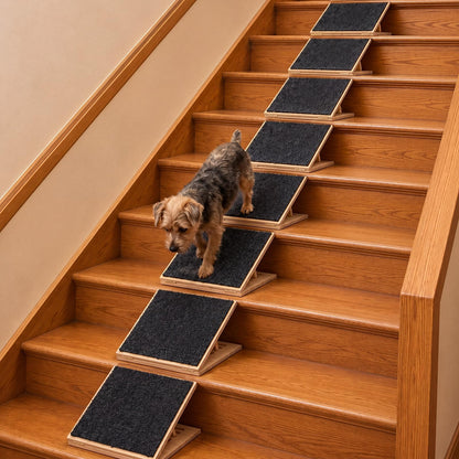Adjustable Foldable Pet Ramp with Non-Slip Surface