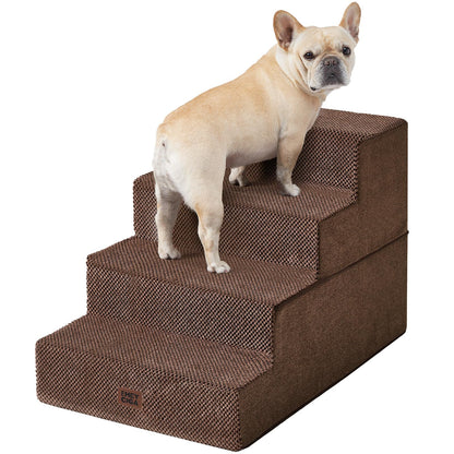 Extra Wide Pet Stairs Ramp for Beds and Couches