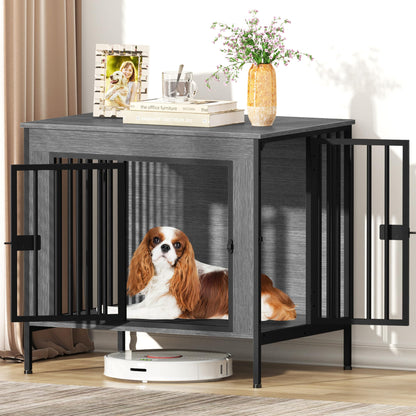 Single & Double Dog Crate Furniture TV Stand