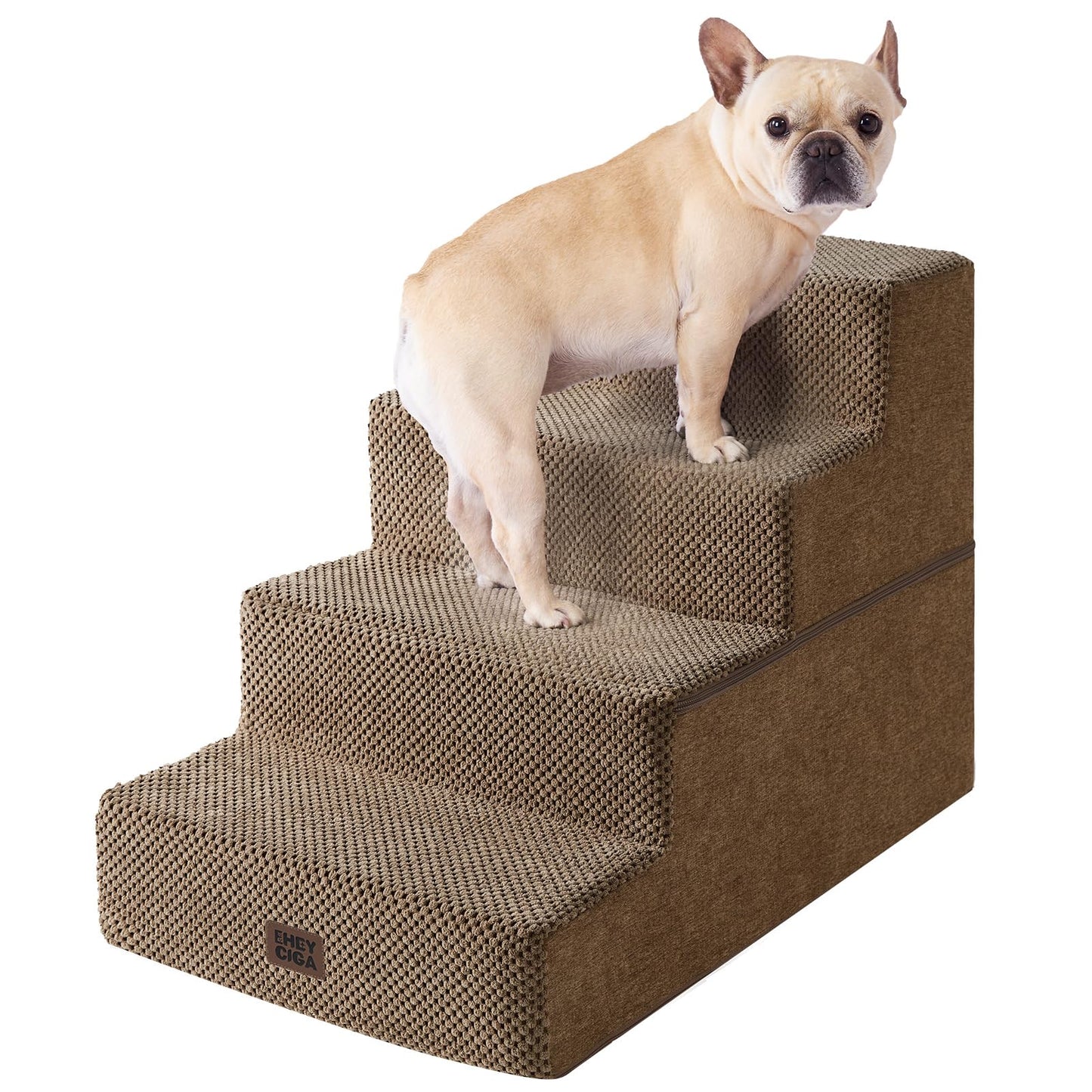 Extra Wide Pet Stairs Ramp for Beds and Couches