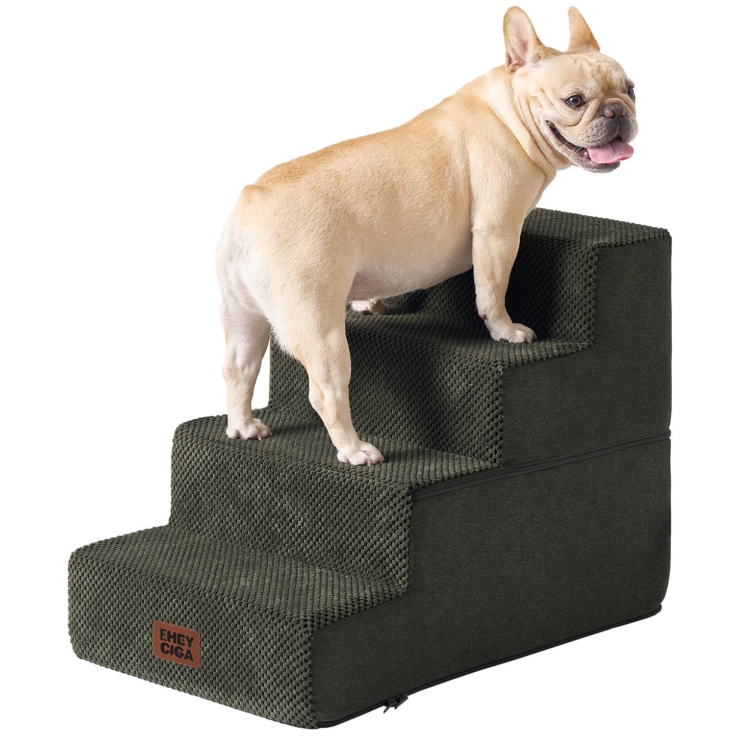 Extra Wide Pet Stairs Ramp for Beds and Couches