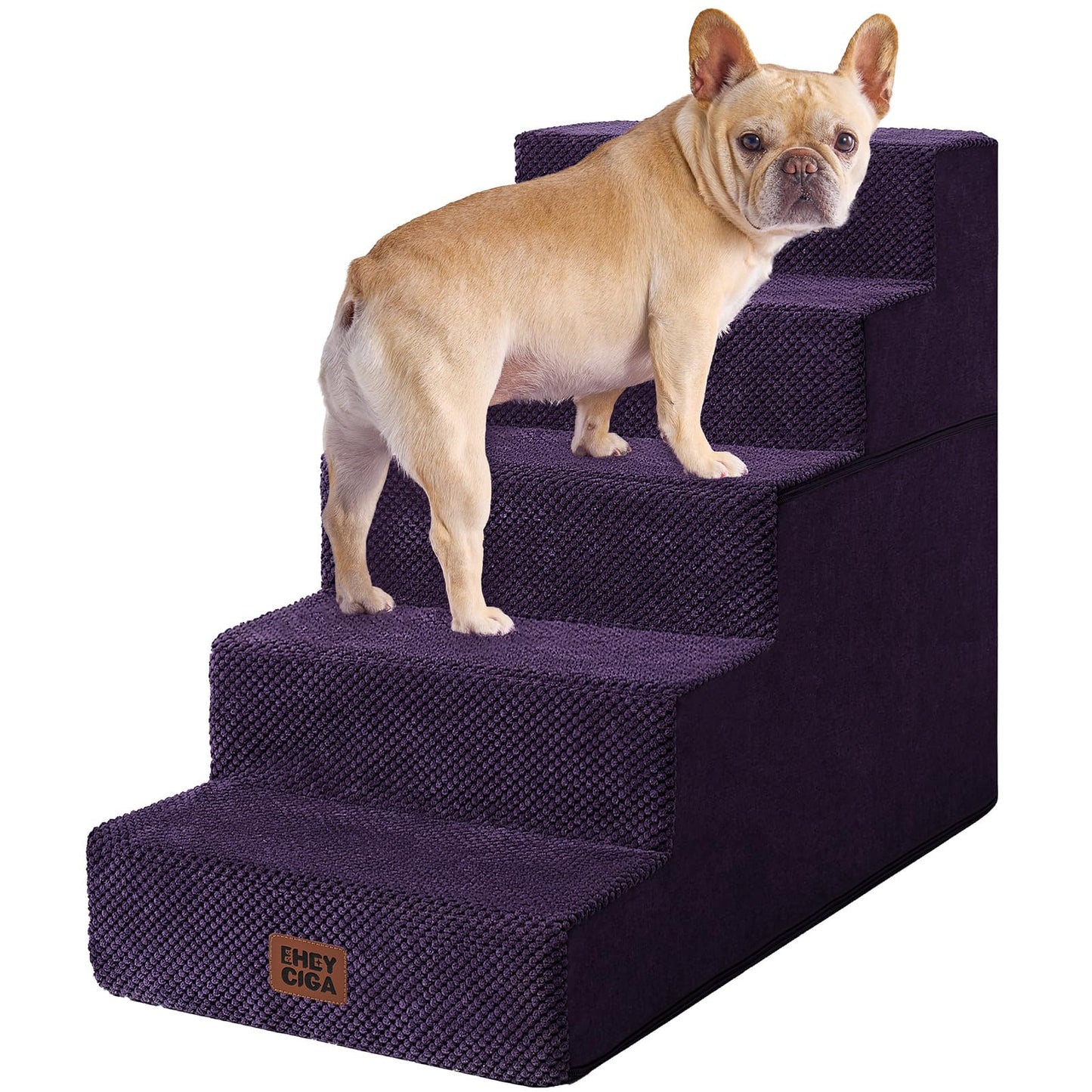 Extra Wide Pet Stairs Ramp for Beds and Couches