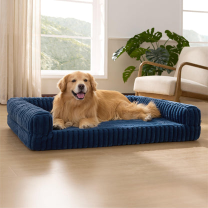 Bedsure Corduroy Fleece Pet Sofa