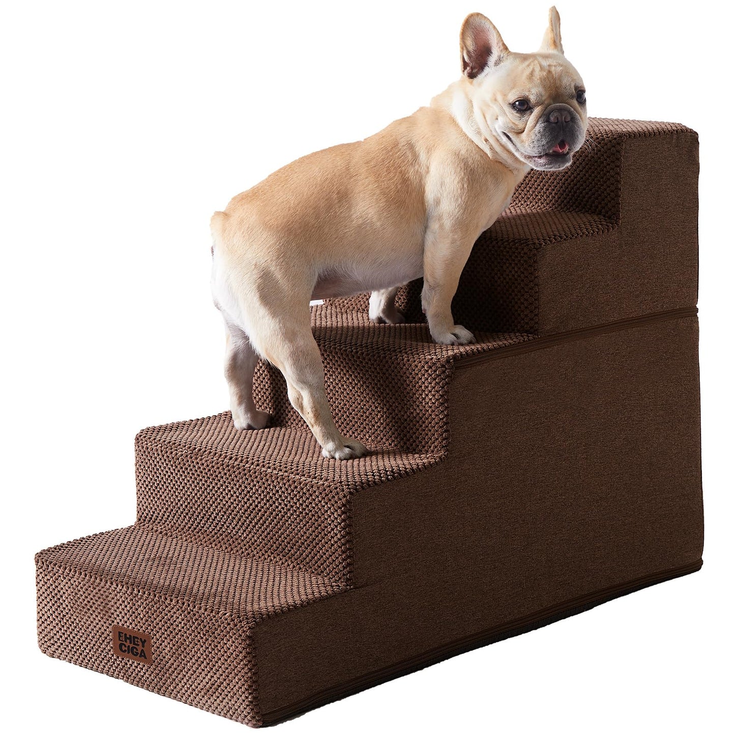 Extra Wide Pet Stairs Ramp for Beds and Couches