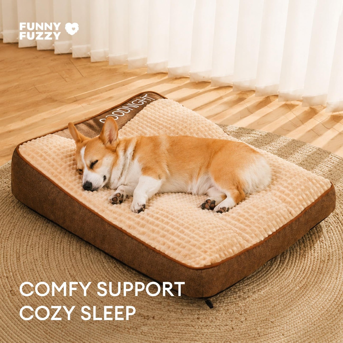 Orthopedic Dog Sofa Bed with Washable Cover