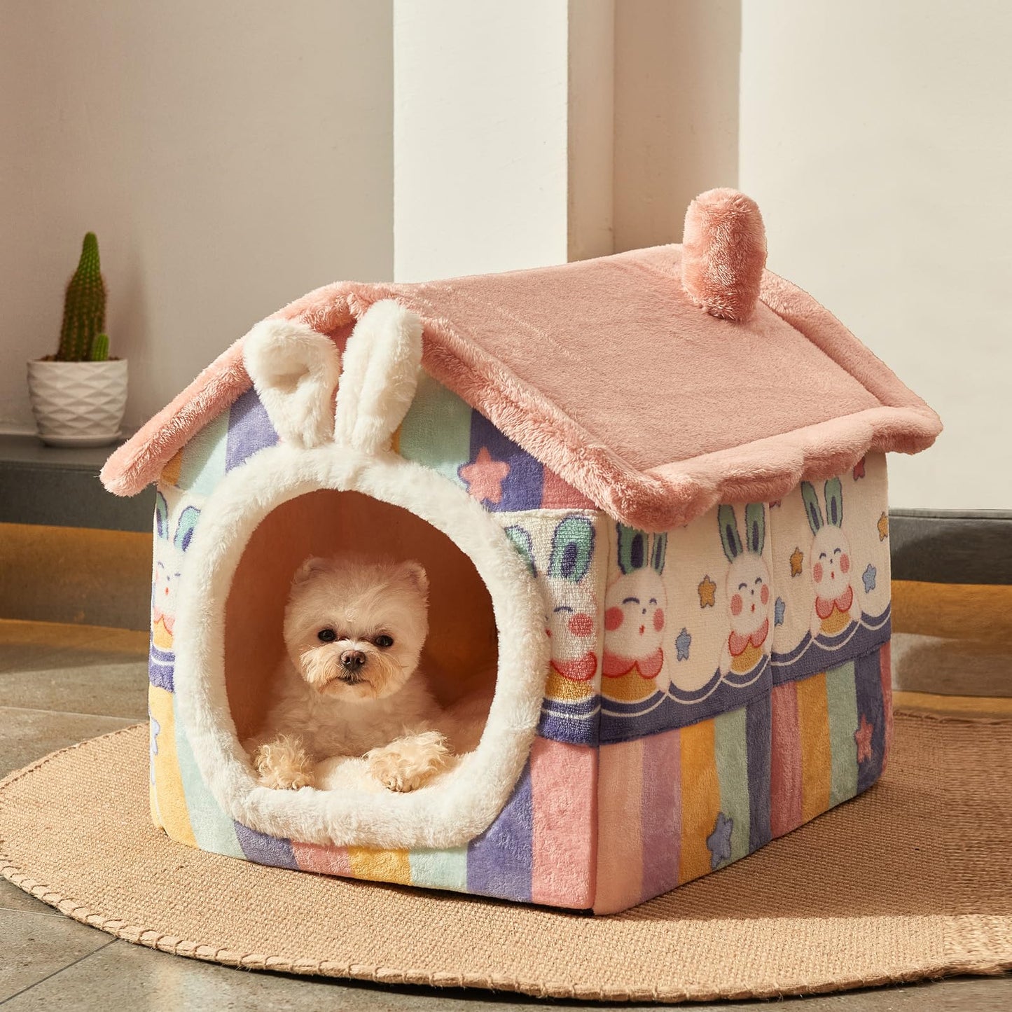 Indoor Pet Cave Bed for Small Dogs & Cats