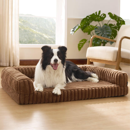 Bedsure Corduroy Fleece Pet Sofa