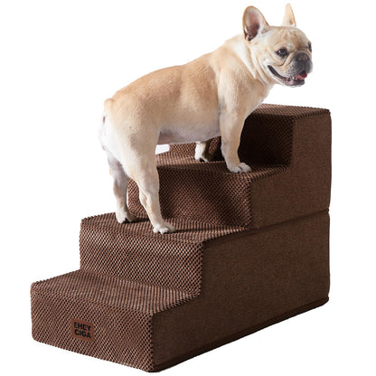 Extra Wide Pet Stairs Ramp for Beds and Couches