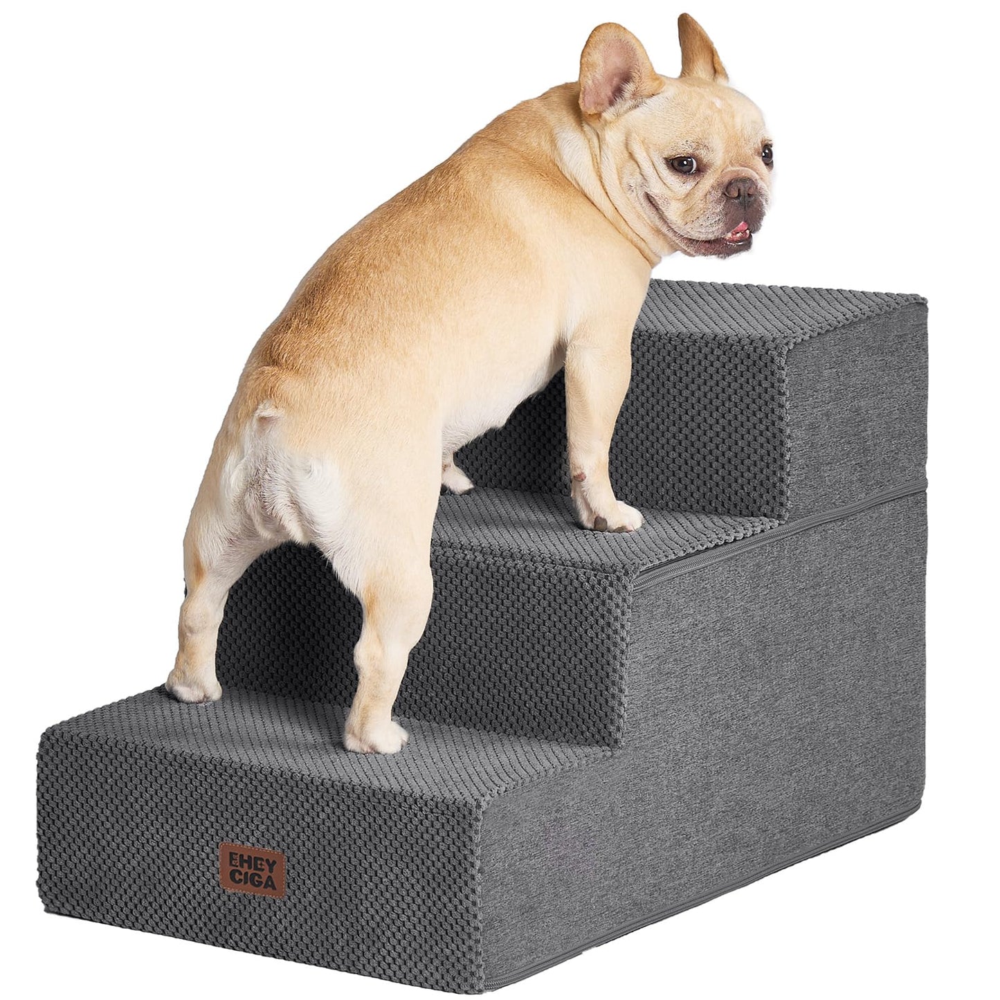 Extra Wide Pet Stairs Ramp for Beds and Couches