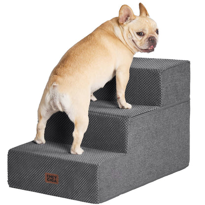 Extra Wide Pet Stairs Ramp for Beds and Couches