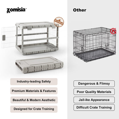 ZOMISIA Dog Hard Sided Carriers