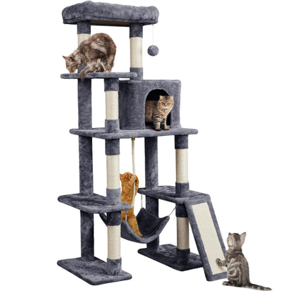 Multi-Level Cat Tree with Condo, Hammock & Perch