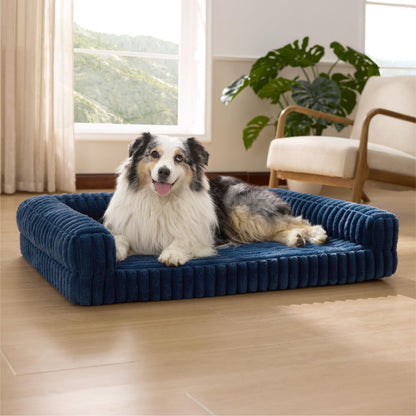 Bedsure Corduroy Fleece Pet Sofa