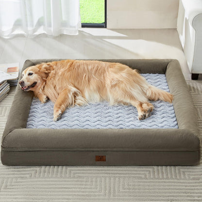 XL Orthopedic Dog Sofa Bed with Waterproof Cover