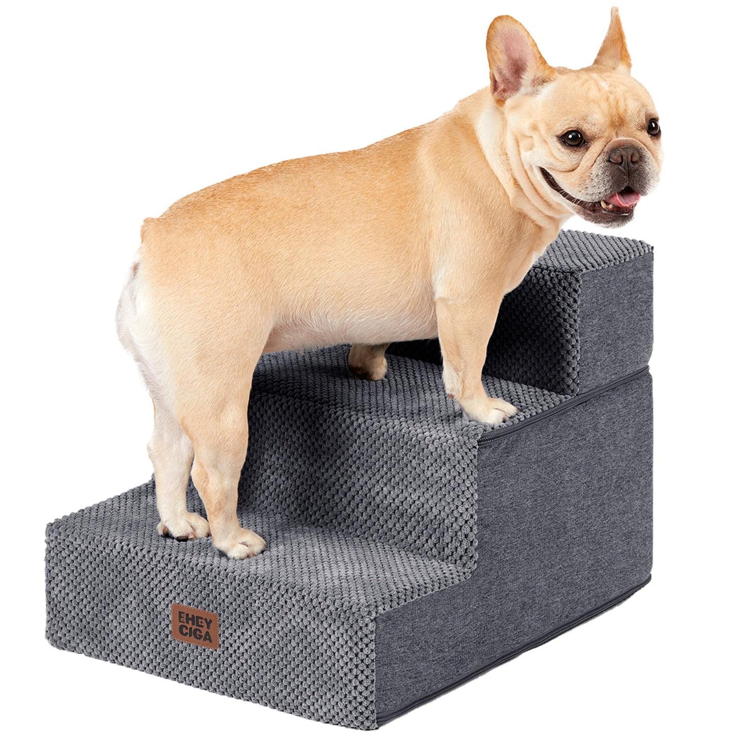 Extra Wide Pet Stairs Ramp for Beds and Couches