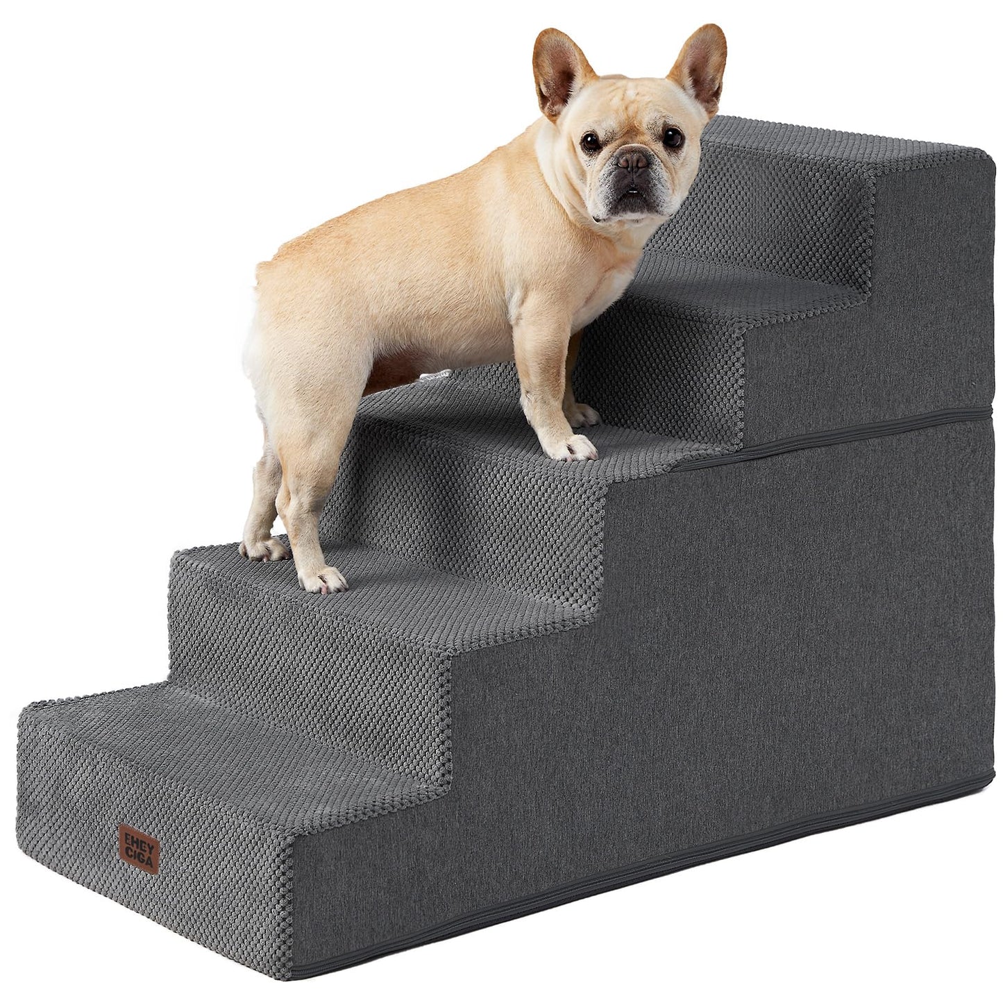 Extra Wide Pet Stairs Ramp for Beds and Couches