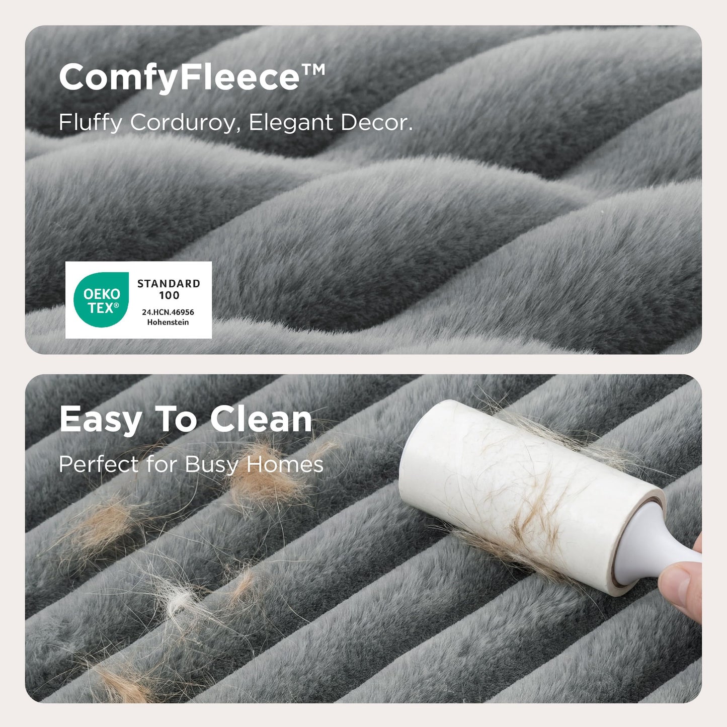 Bedsure Corduroy Fleece Pet Sofa