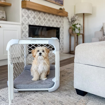 Modular Dog Crate with Removable Top Panel
