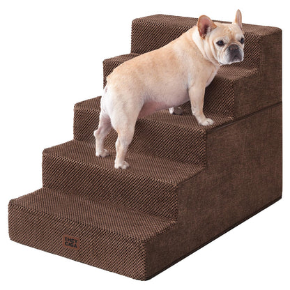 Extra Wide Pet Stairs Ramp for Beds and Couches
