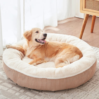 Calming Donut Pet Bed for Dogs & Cats