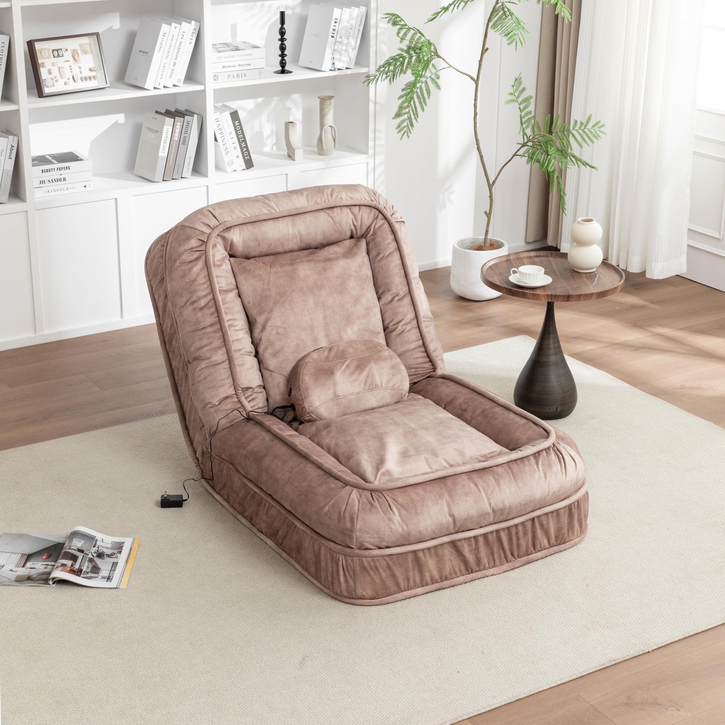 Human-Sized Pet Bed Sofa with Adjustable Pillow