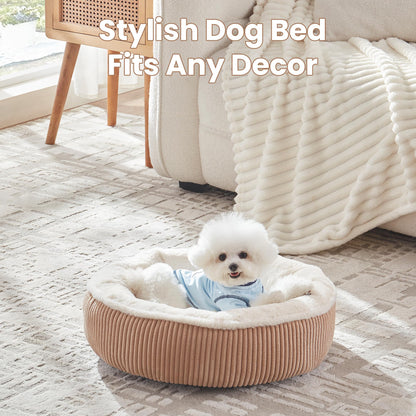 Calming Donut Pet Bed for Dogs & Cats